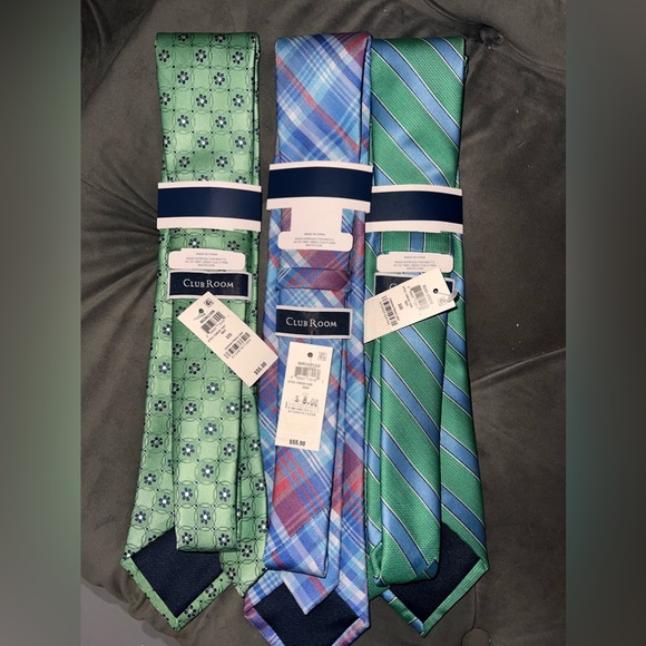 🌟New Club Room Set Of 3 Regular Ties🌟 - Picture 2 of 2